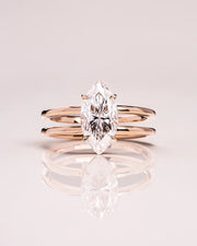 2.00 CT Marquise Cut Solitaire Moissanite Engagement Ring Mapple Gems